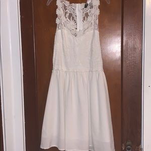 Lace White Dress